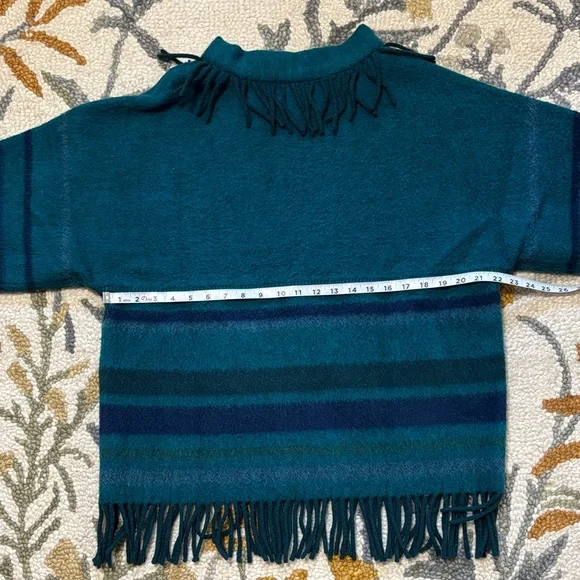 Lapp Lander lap lander lapplander made in Norway 100% wool fringe vintage sweate - Picture 7 of 11